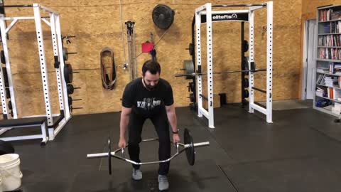Trap Bar Split Stance RDL with Title