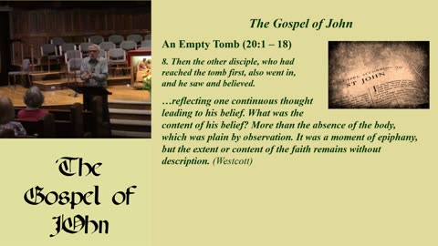 47. An Empty Tomb (John 20:1-18, 5/19/2024)