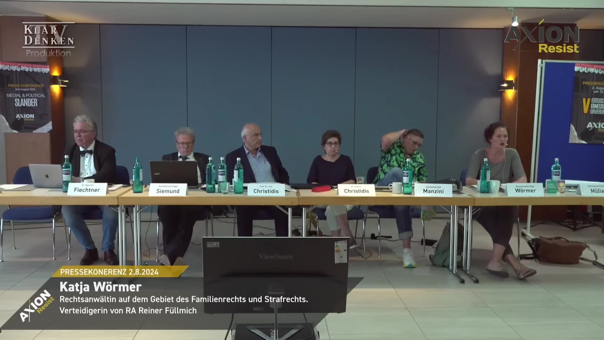 Ein politischer Prozess: 