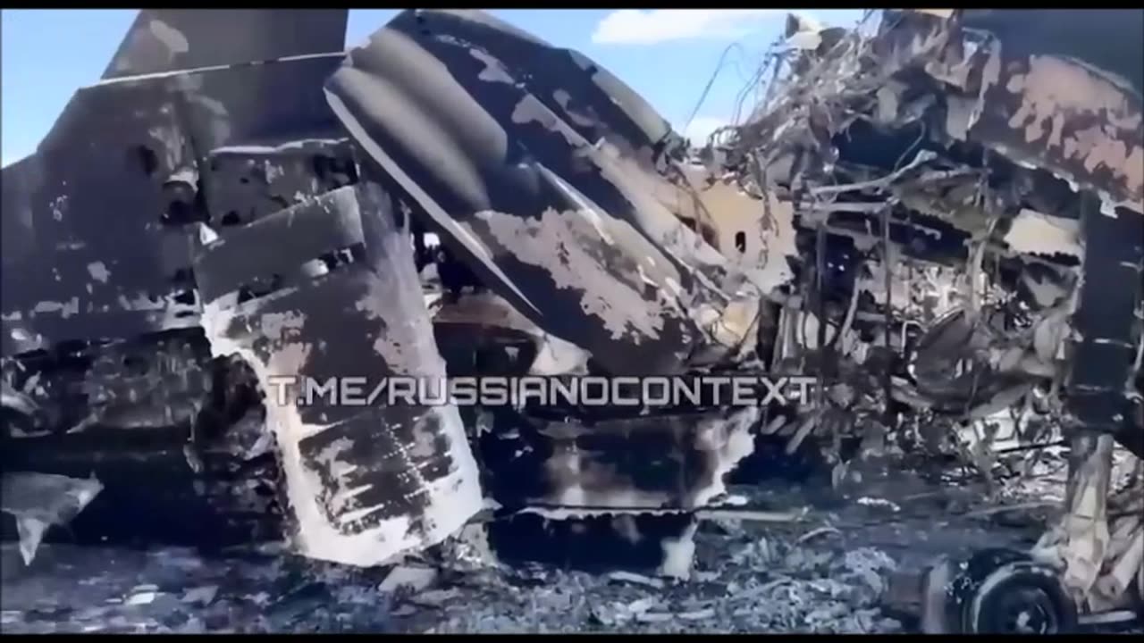 ►🇷🇺🇺🇦🚨❗️⚡️ Destroyed Russian Su-34 at the Morozovsk Airfield in Rostov Russia