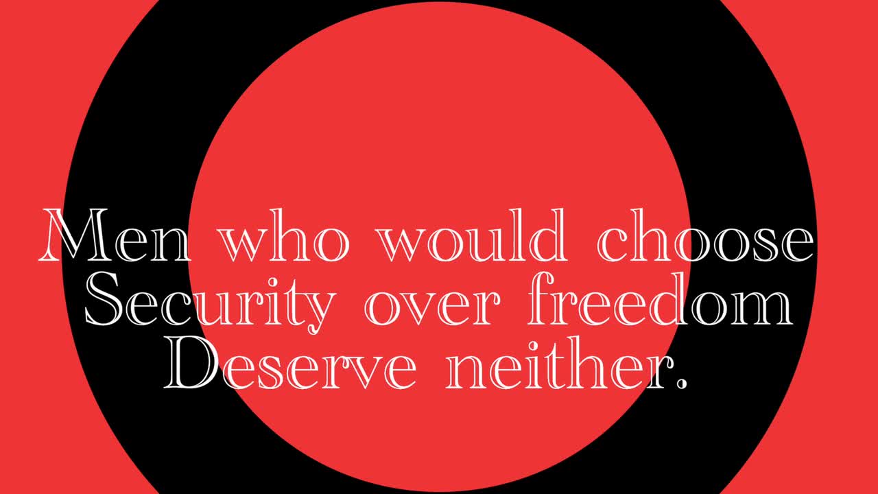 Freedom over Security