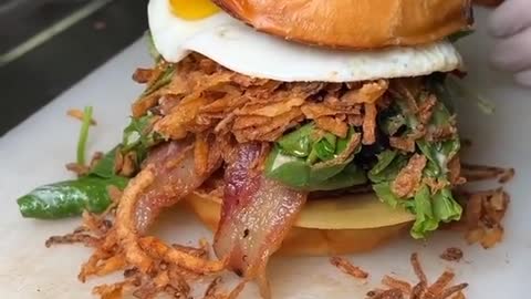 Vegetable beef burger