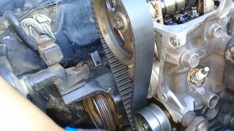 Toyota 2E Timing Belt Installation