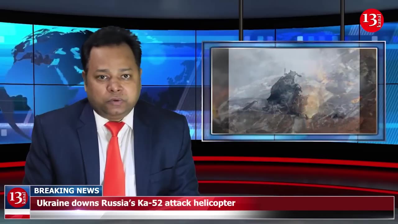 Ukraine downs Russia’s Ka-52 attack helicopter