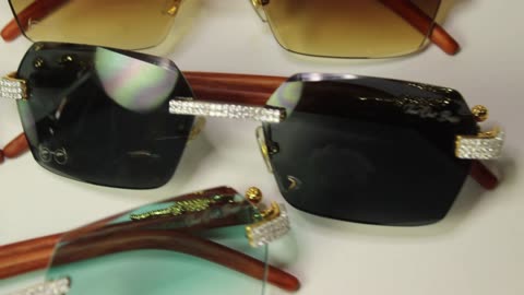 New Loyal Leopard Limited Edition Diamond Cut Iced Out Sunglasses