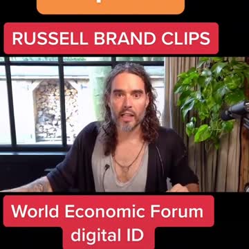 Russell Brand nails the WHO-WEF cabal on digital IDs trust frameworks and international vaxpasses