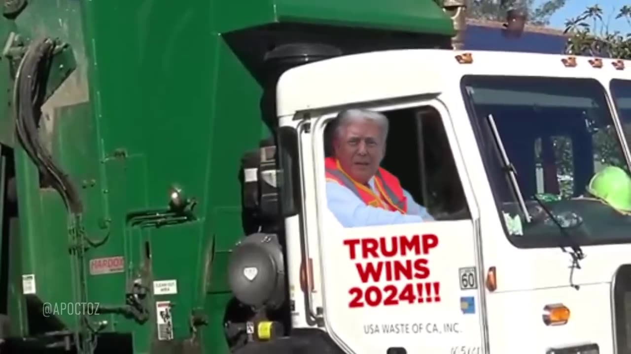 Trump takes out the Trash