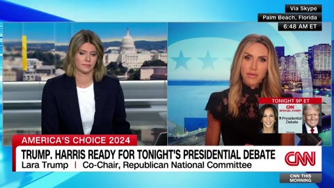 Kasie Hunt asks Lara Trump to clarify Trump's post about mail-in voting