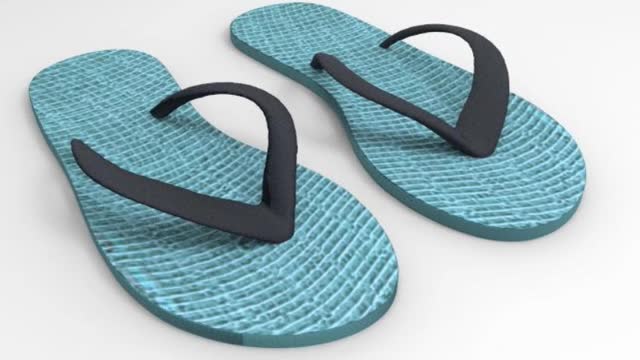 Slippers 3d model