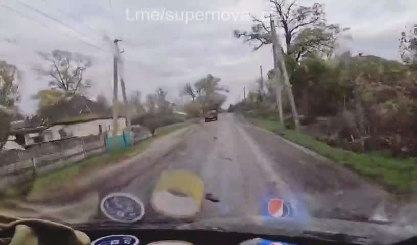 Driving quickly while under fire - Reportedly on the eastern front