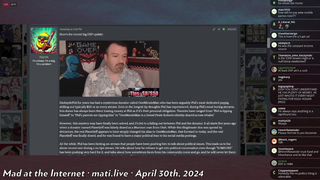 DSP stands firm - Mad at the Internet