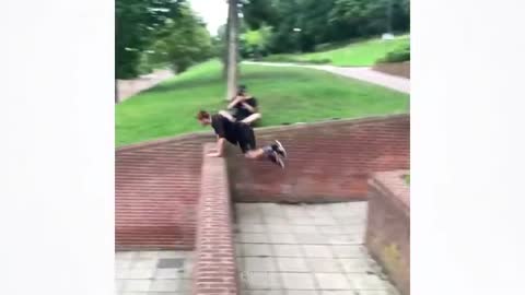 Next Level Freerunning3 _ Best Parkour & Flips of Travis Verkaikg.#15