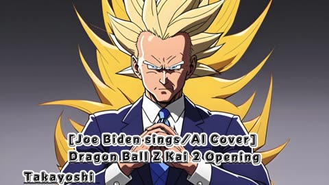 [Joe Biden sings/AI Cover] Dragon Ball Z Kai 2 Opening Takayoshi Tanimoto - Kuu-Zen-Zetsu-Go