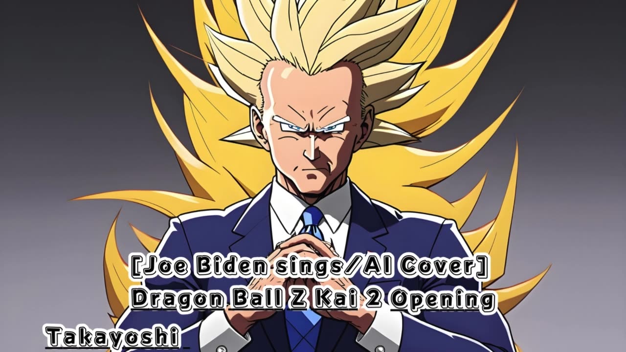 [Joe Biden sings/AI Cover] Dragon Ball Z Kai 2 Opening Takayoshi Tanimoto - Kuu-Zen-Zetsu-Go