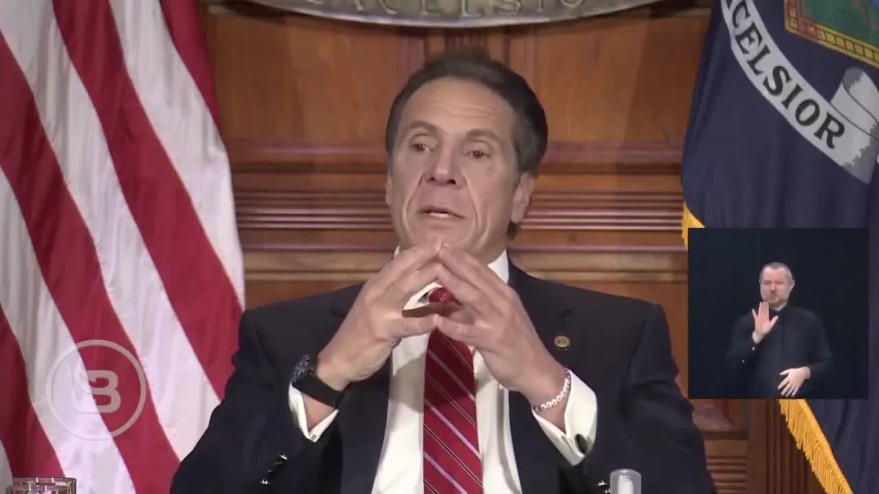 Gov. Andrew Cuomo (D-NY) loses it when reporter challenges him on his own COVID-19 guidelines, laws