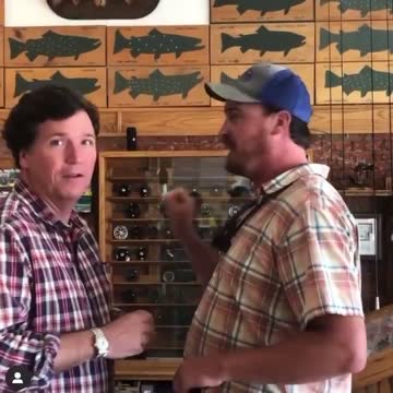 "Settle Down Son" Tucker Laughs Off Man Trying and Failing to Confront Him