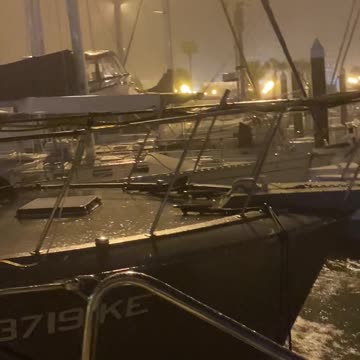 Hurricane Nicholas on SV Imagine fun.