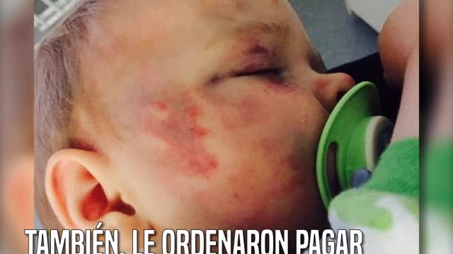 Salió en libertad después de agredir brutalmente a su bebé de 8 meses