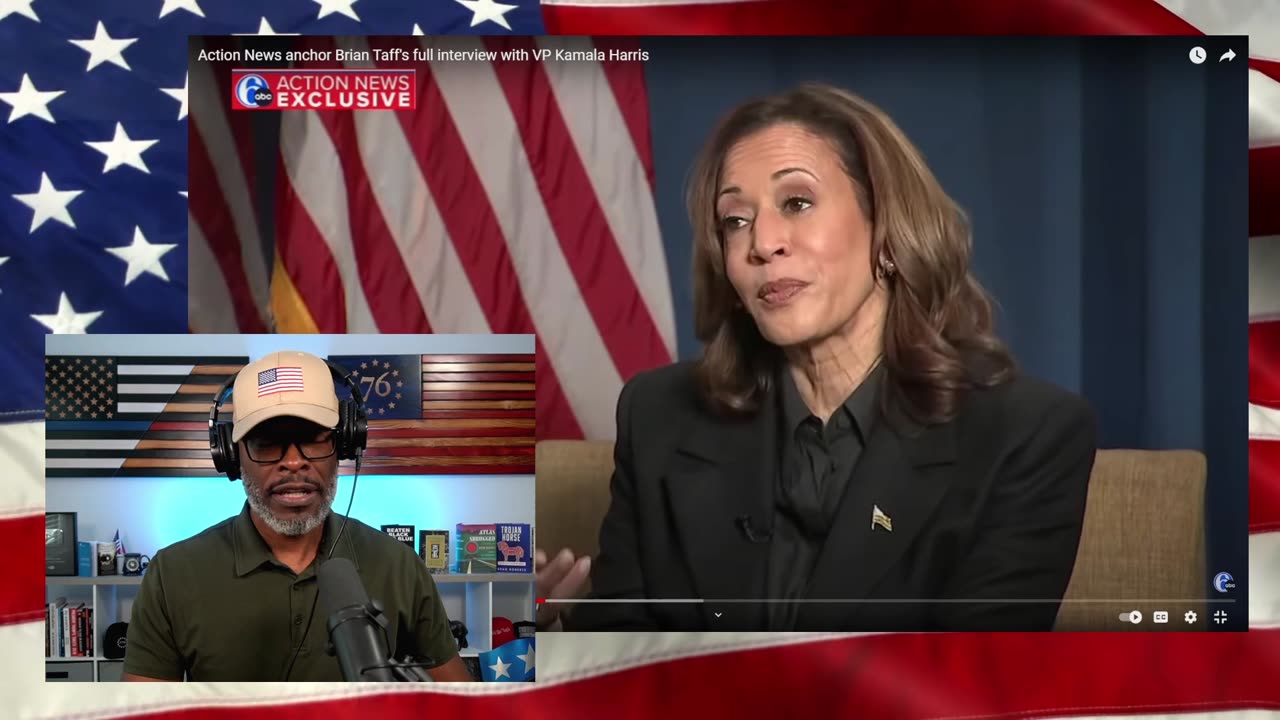 Kamala Harris Gives Her FIRST Solo Interview...