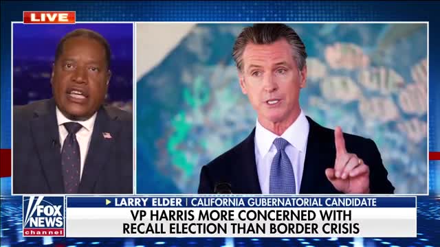Larry Elder: Newsom is the only major politician who has praised Biden's Afghanistan disaster.