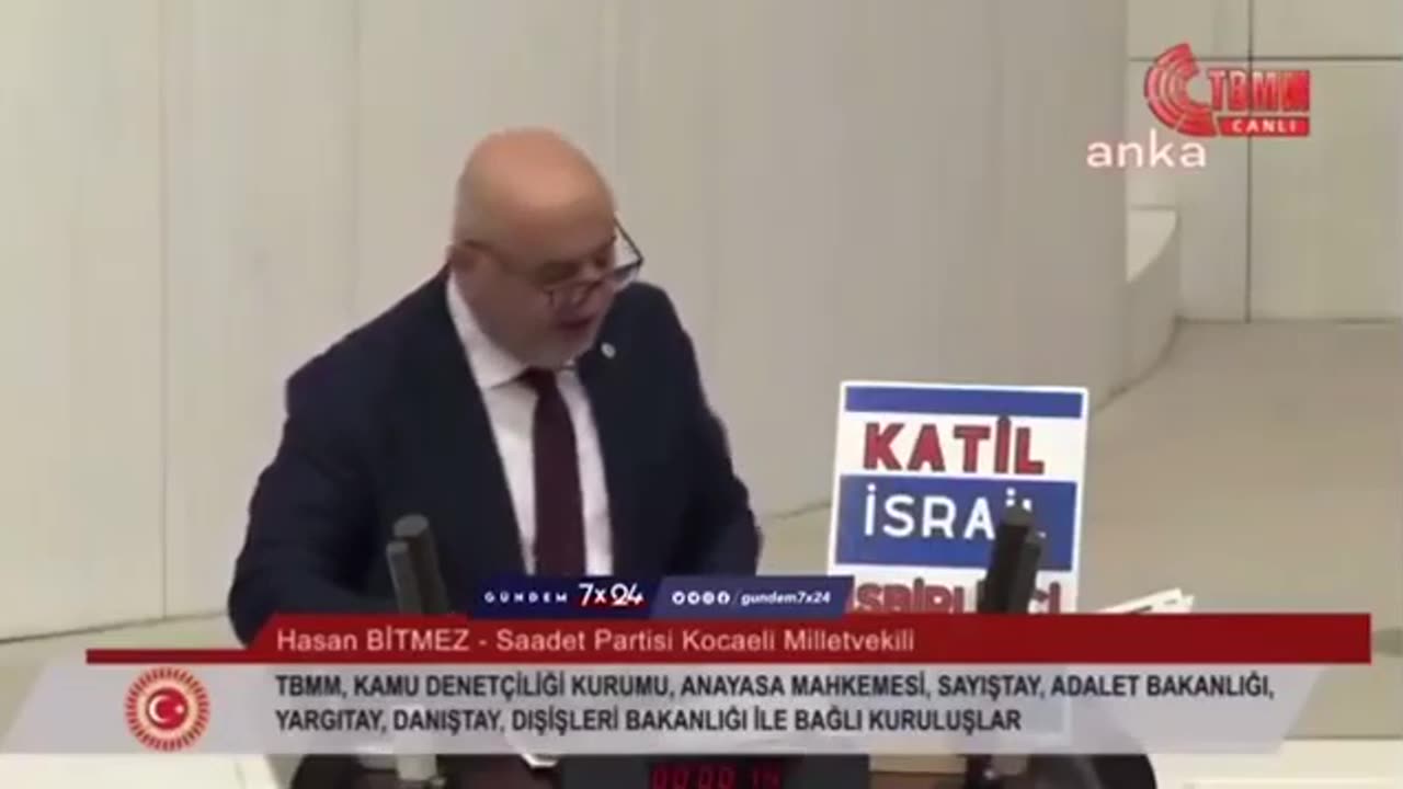 Turkish MP Declares Israel Will Suffer "Wrath Of Allah" - Collapses Immediately