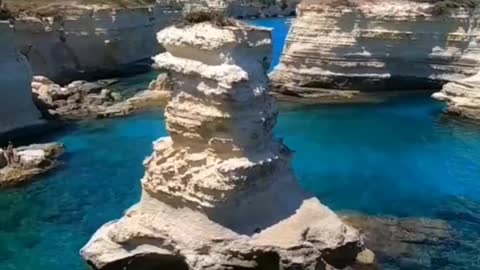 Apulia, Italy mountain beach View