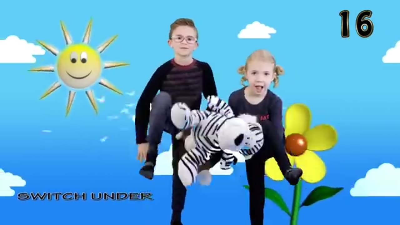 Grab your favorite stuffed toy and join their workout