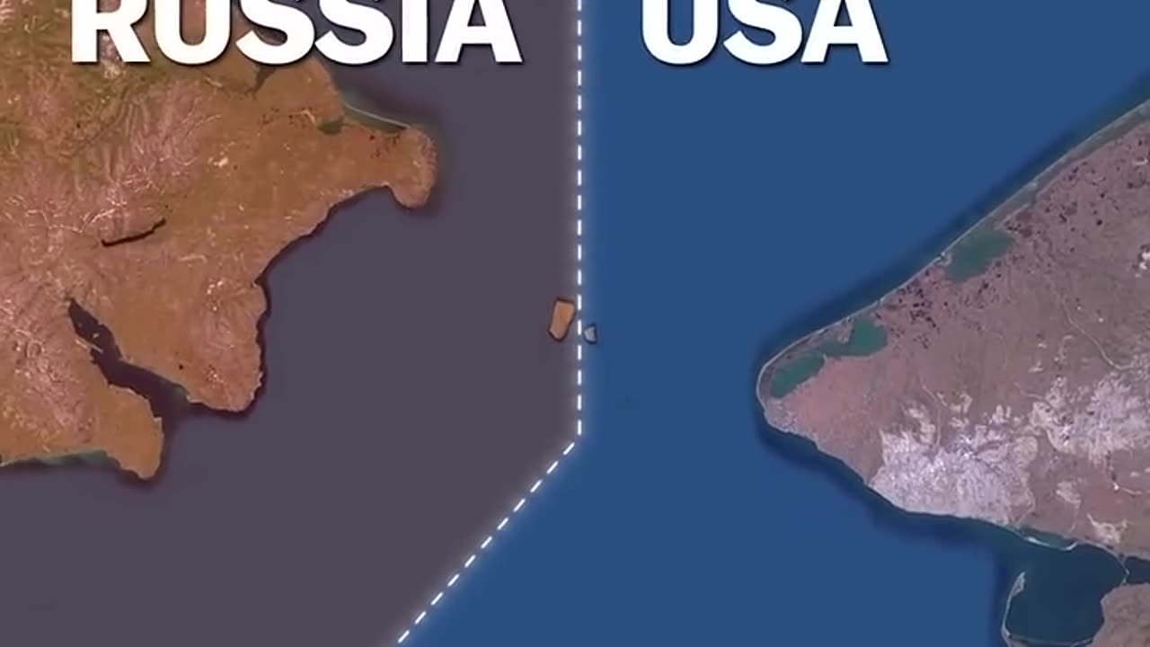 The Distance Between the US and Russia is Less Than You Think 🇺🇸 Diomede Islands