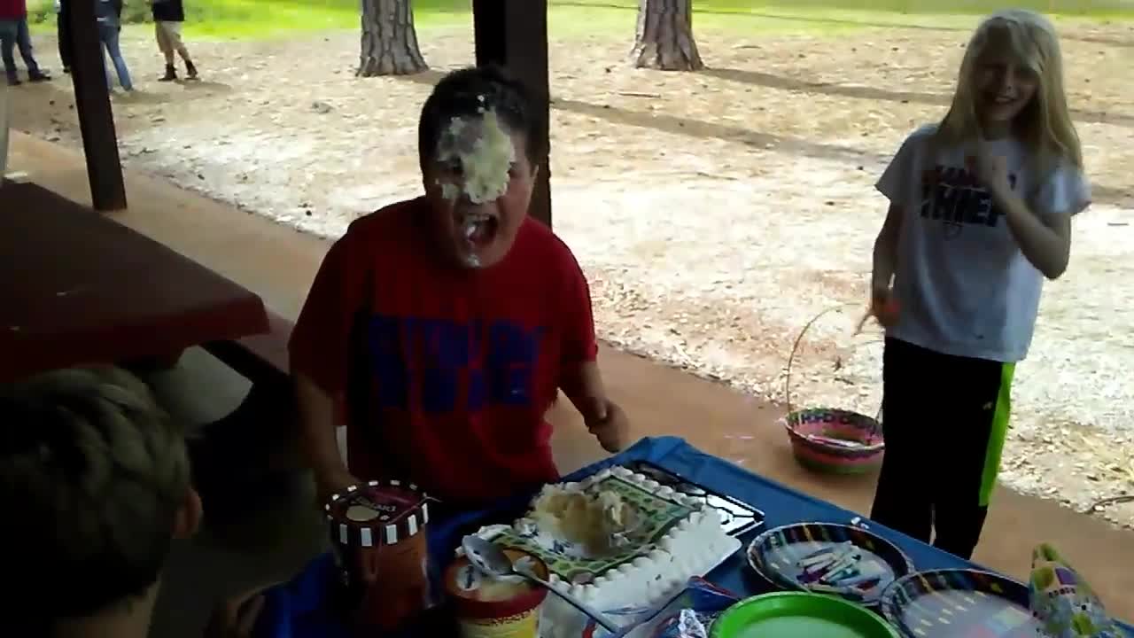 Collab copyright protection - boy birthday party smash face cake