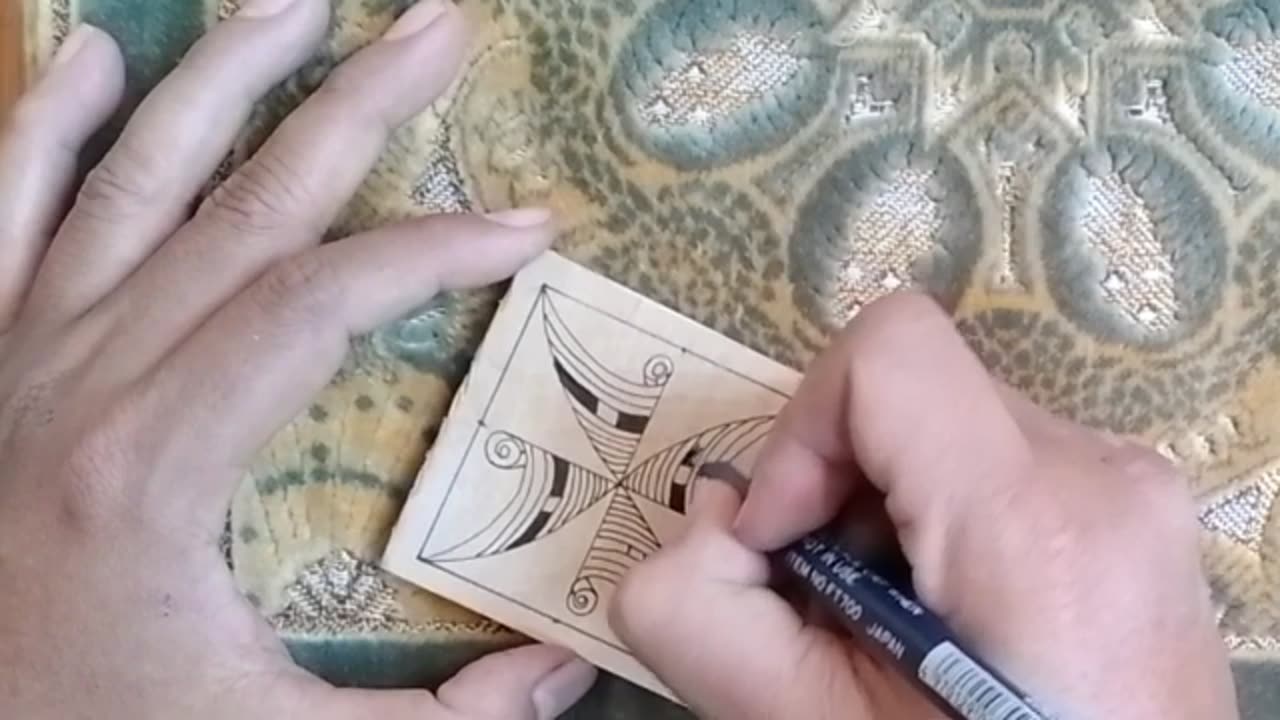 How to draw Zentangle Art Patterns for Beginners 5