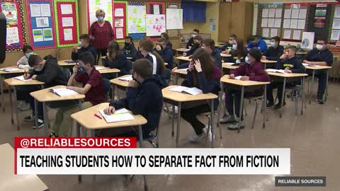 Not "fake". This is flat out indoctrination of 8th graders