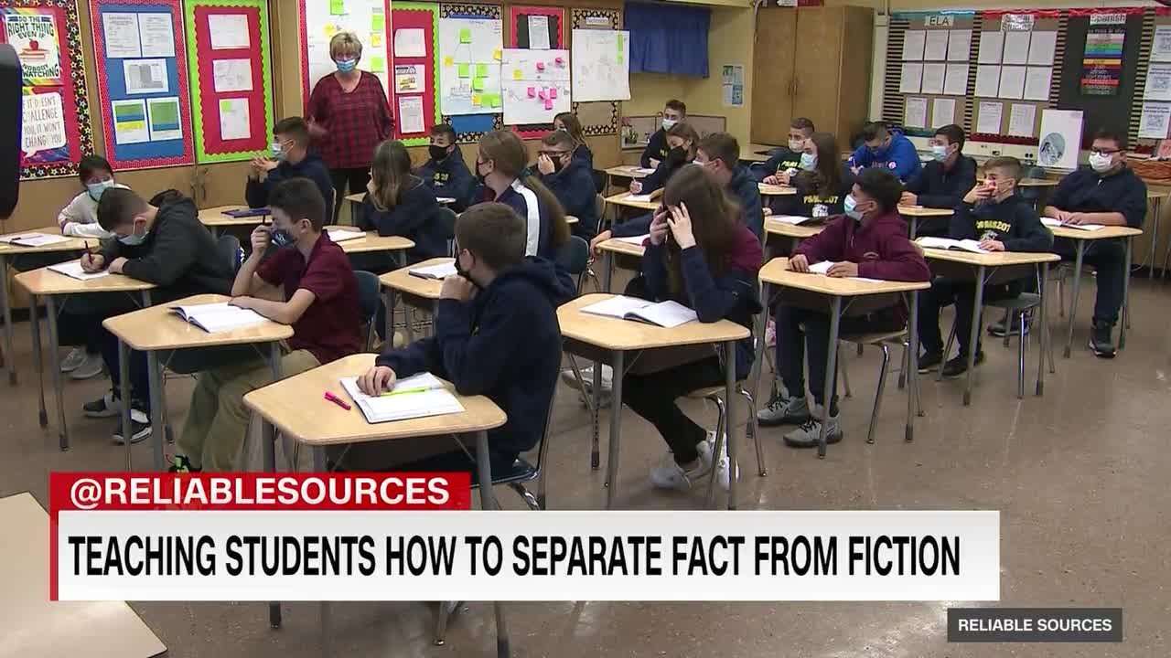 Not "fake". This is flat out indoctrination of 8th graders