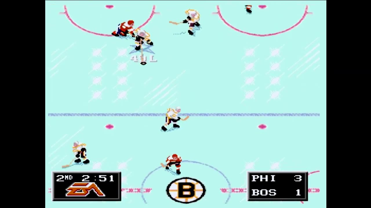 NHL94 (Sega Genesis) Philadelphia vs Boston Part2