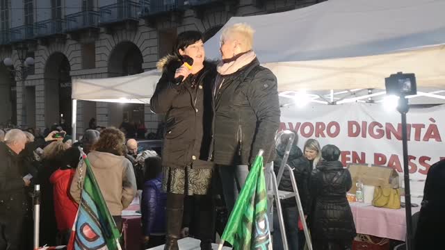 Torino 13 novembre 2021 Corteo Greenpass