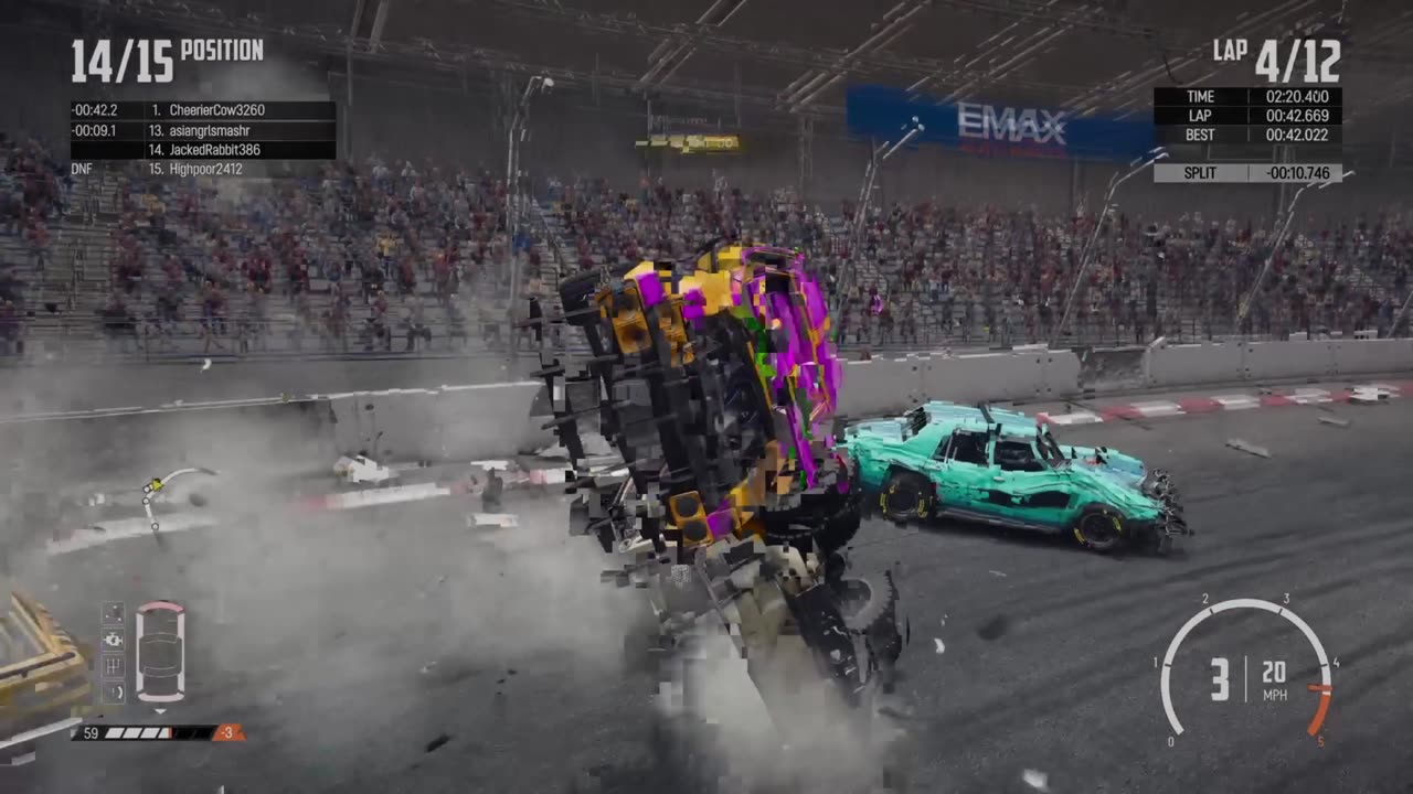 Wreckfest Best Wrecks and Takeouts!!