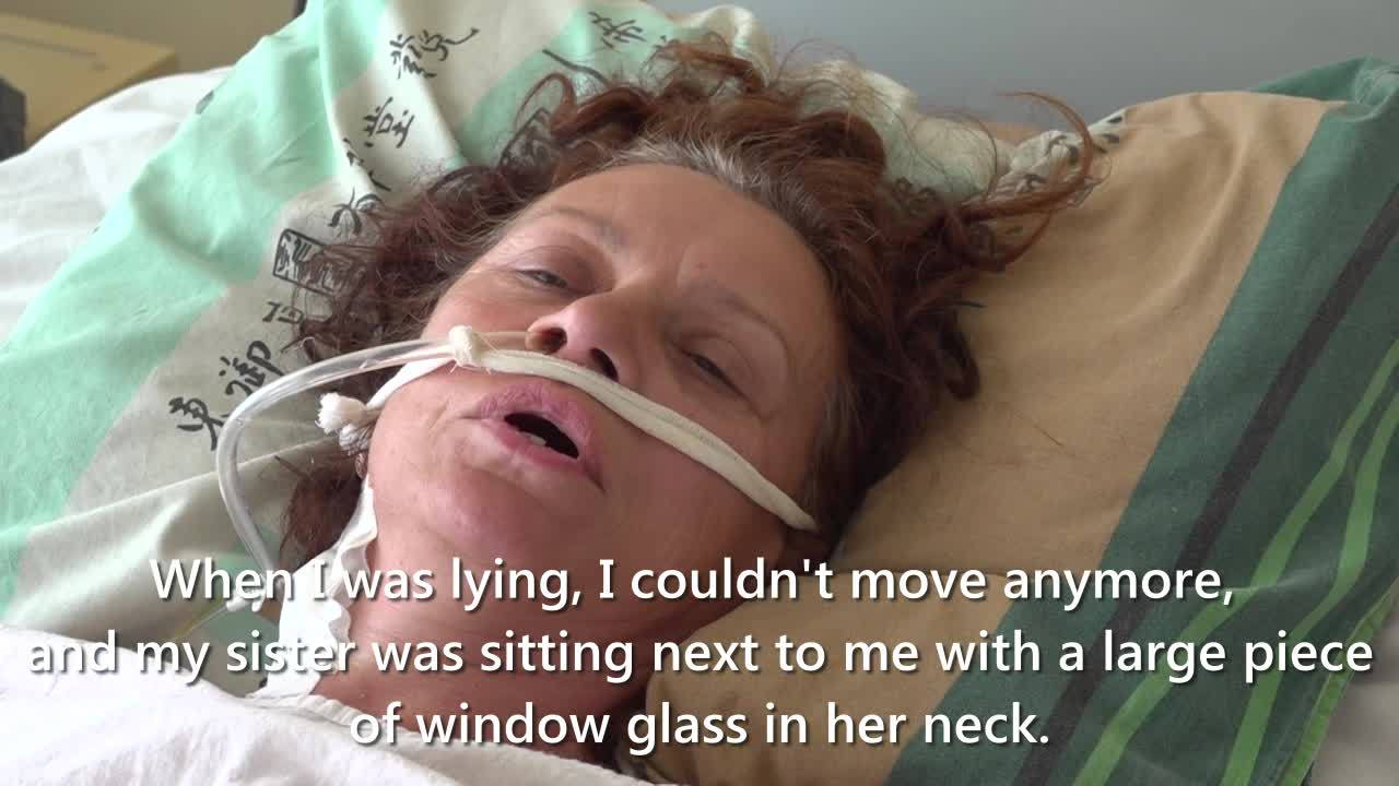 Kharkov, she tells about her injuries and losses caused by shelling launched by Ukrainian militants