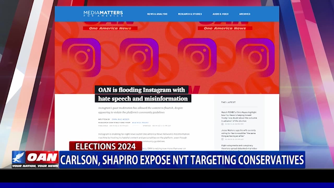 Carlson, Shapiro Expose NYT Targeting Conservatives