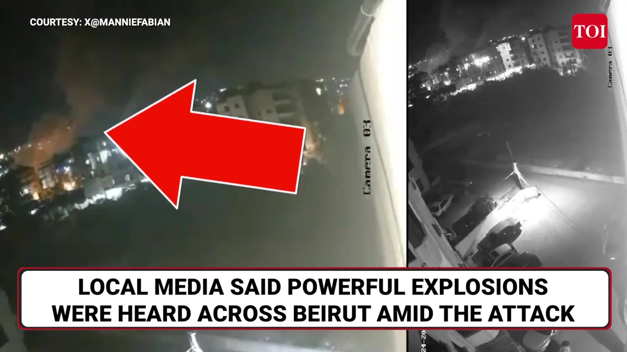 Israel Flattens Hezbollah Warehouse Near Beirut; 650+ Killed ｜ Day 4 Of Lebanon Bombings