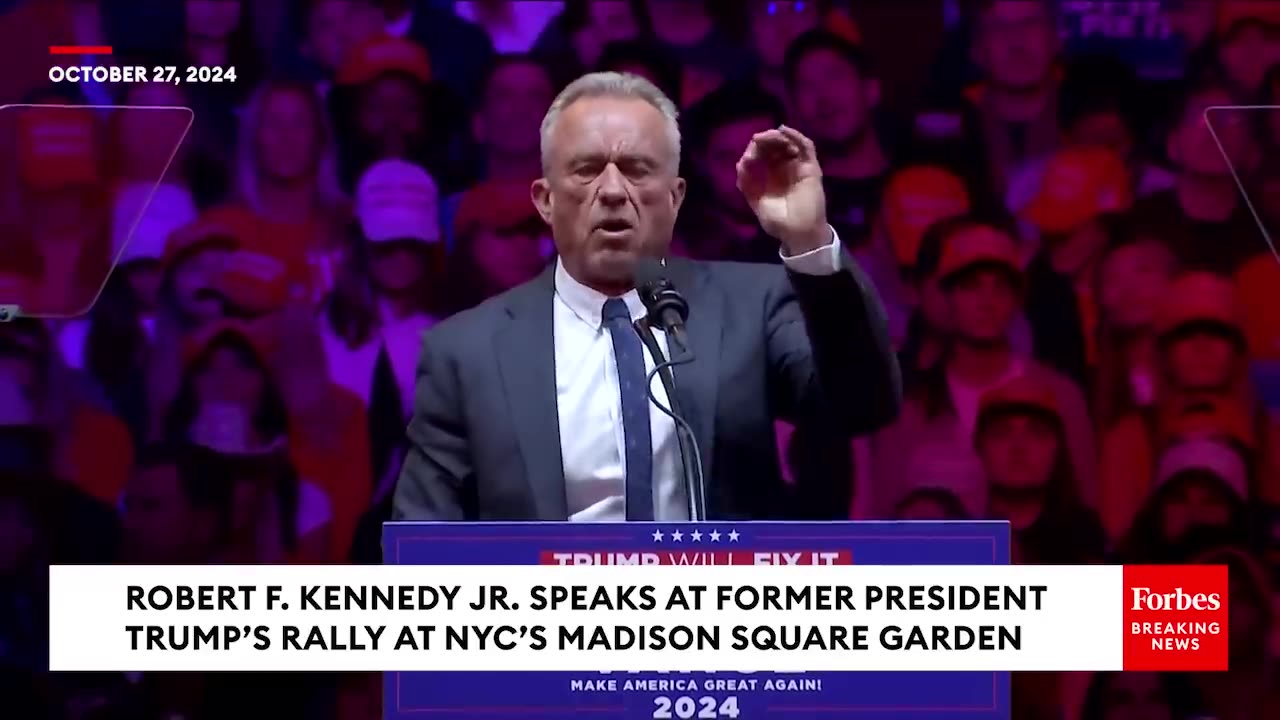 BREAKING- RFK Jr. Absolutely Eviscerates The Democratic Party At Trump's Madison Square Garden Rally