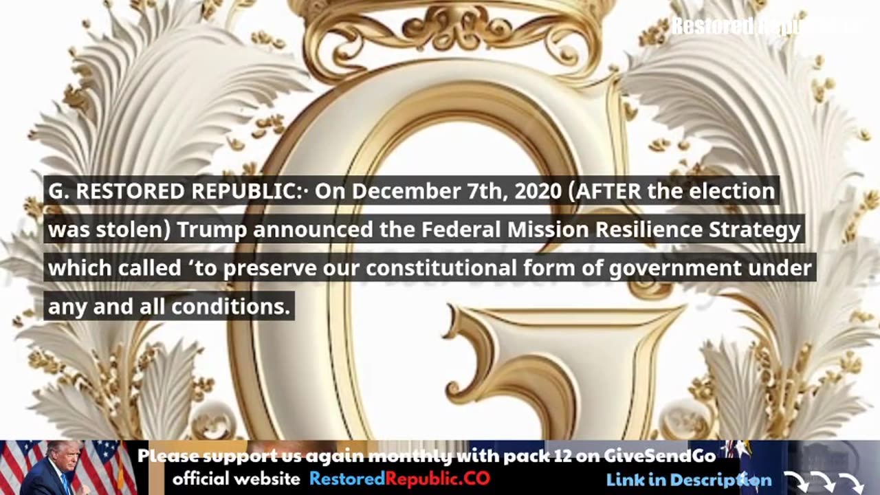 Restored Republic via a GCR: Update as of June 21, 2024