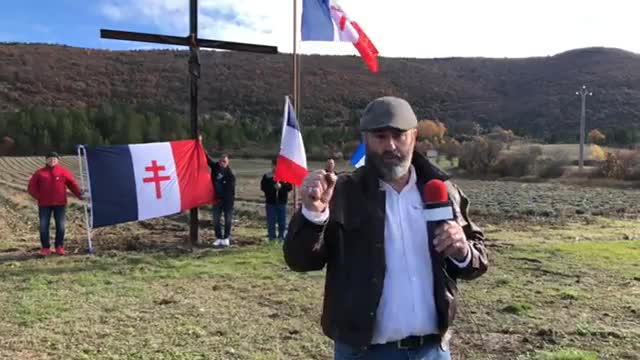 Chalençon Commémoration du 17 novembre pour l'anniversaire des GJ à Sault 171121