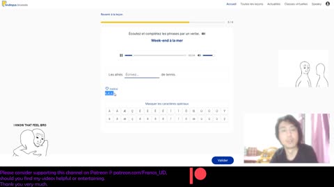 Another français learning session: just derpping to passe du temps
