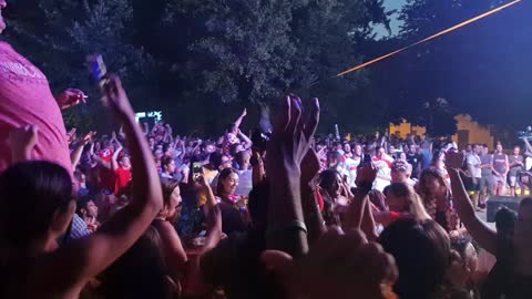 Ludnica u Splitu nakon gola Hrvatske