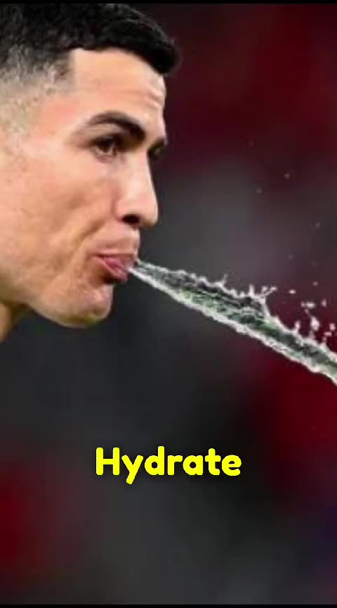 Why do players spit out the water and not drink it?