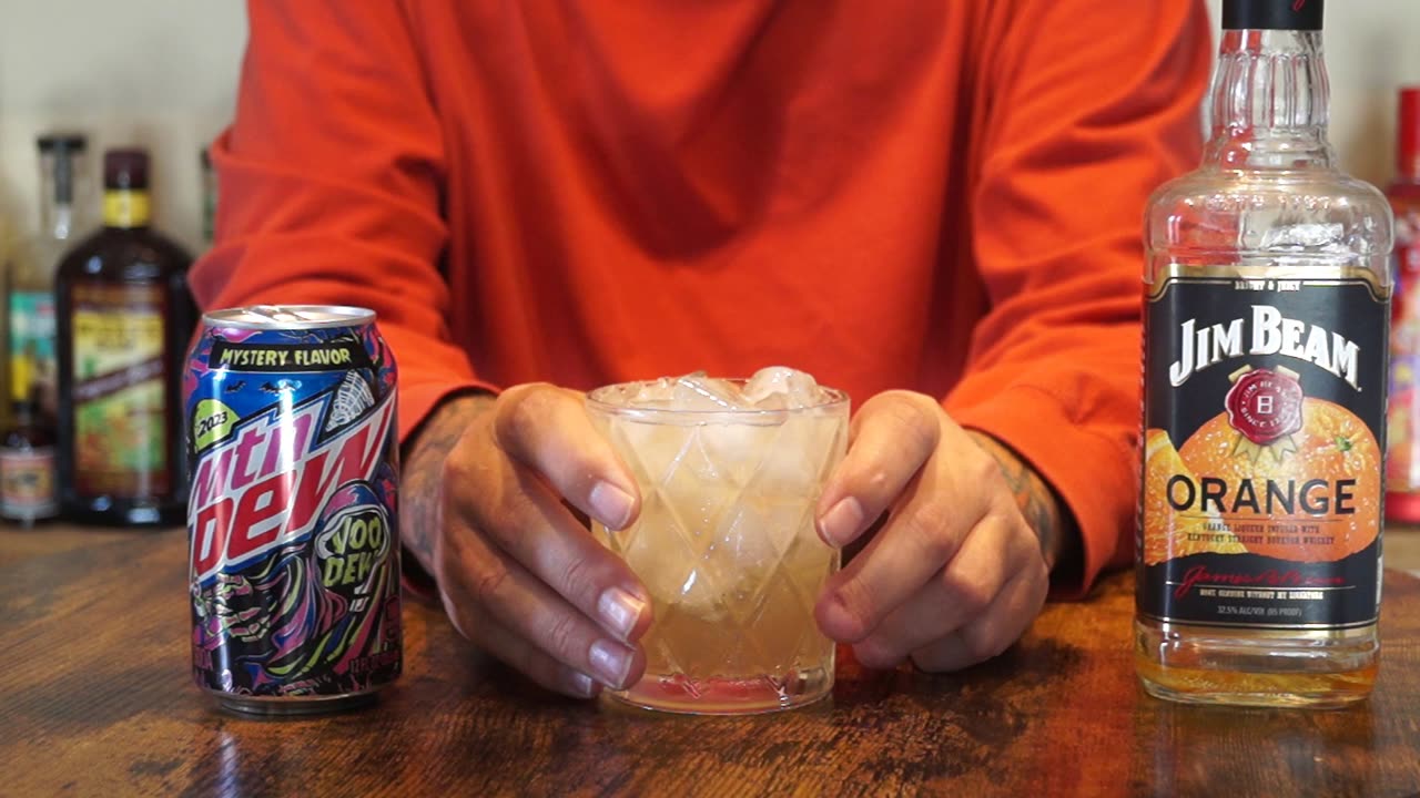 Jim Beam Orange & Mtn Dew VooDew Mystery Flavor 2023
