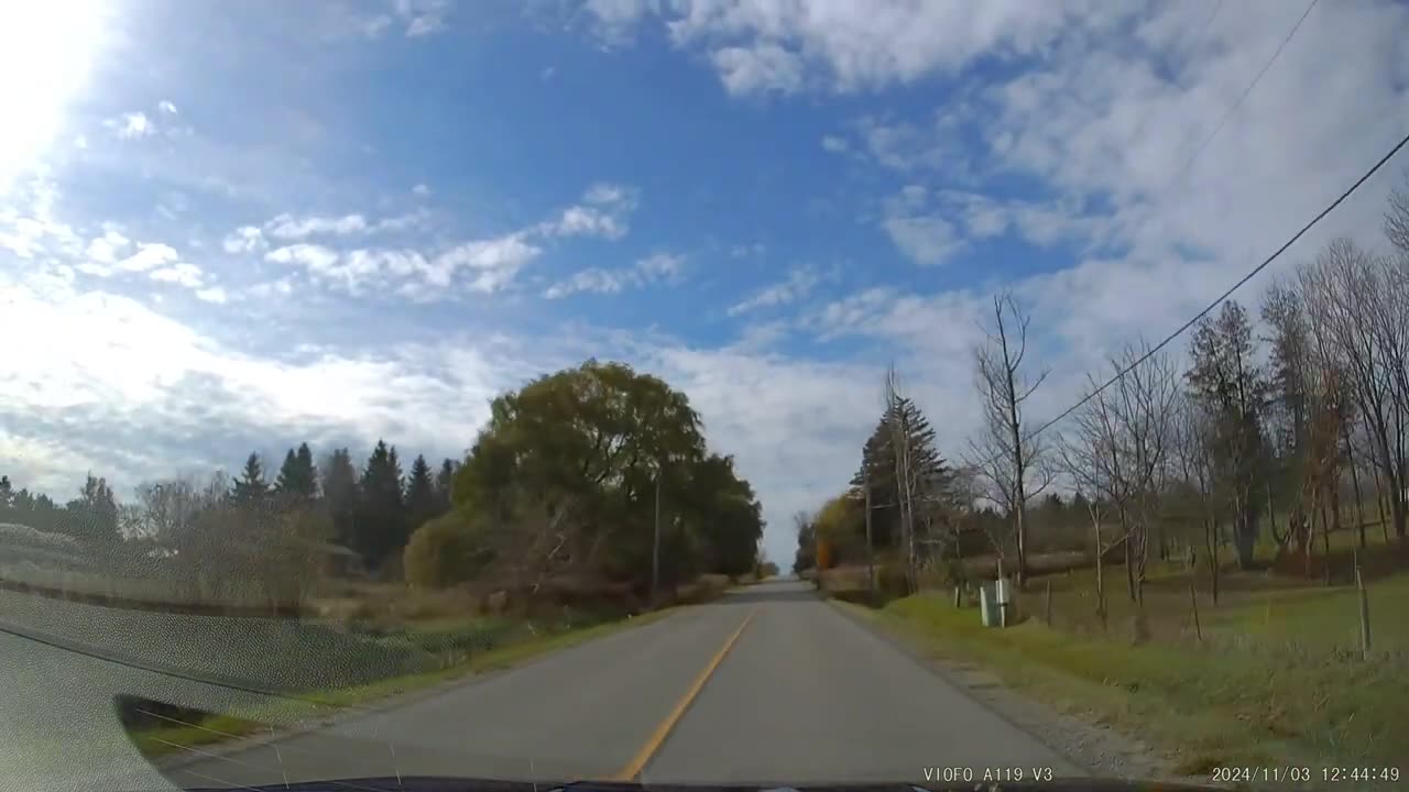 [4K] Bond Head, Ontario! #3 Nice day driving, ON. CA.