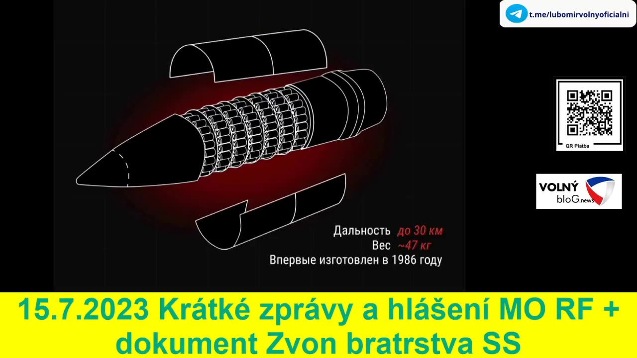 15.7. Krátké zprávy a hlášení MO RF + dokument Zvon bratrstva SS