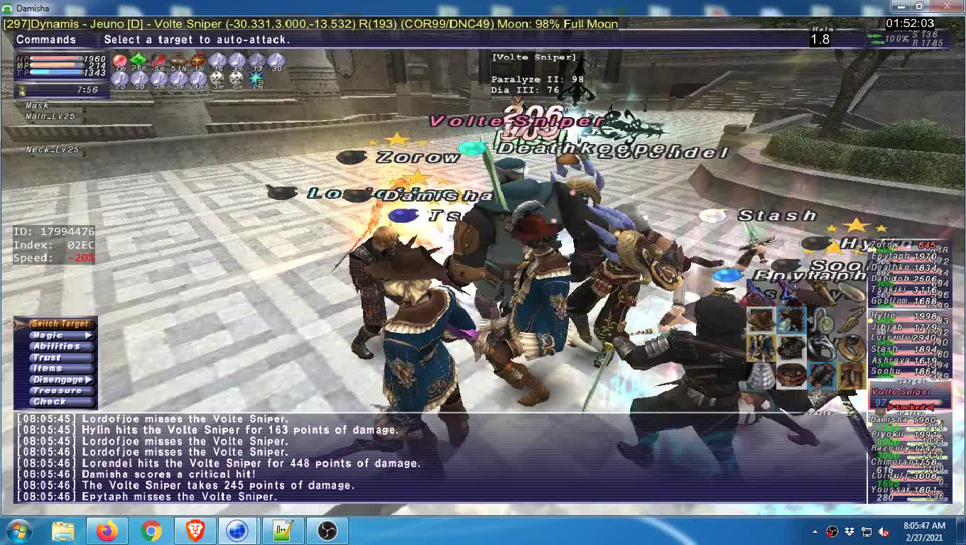 Dyna [D] - Jeuno (Wave 3 Farm) + Disjoined Mithra Quick Death