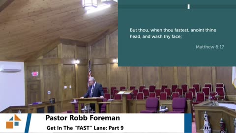 Pastor Robb Foreman // Get In The "FAST" Lane: Part 9