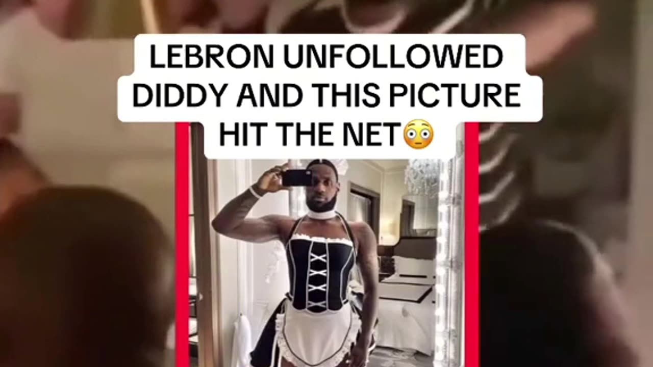 Lebron James unfollowed Diddy and this picture hit the net